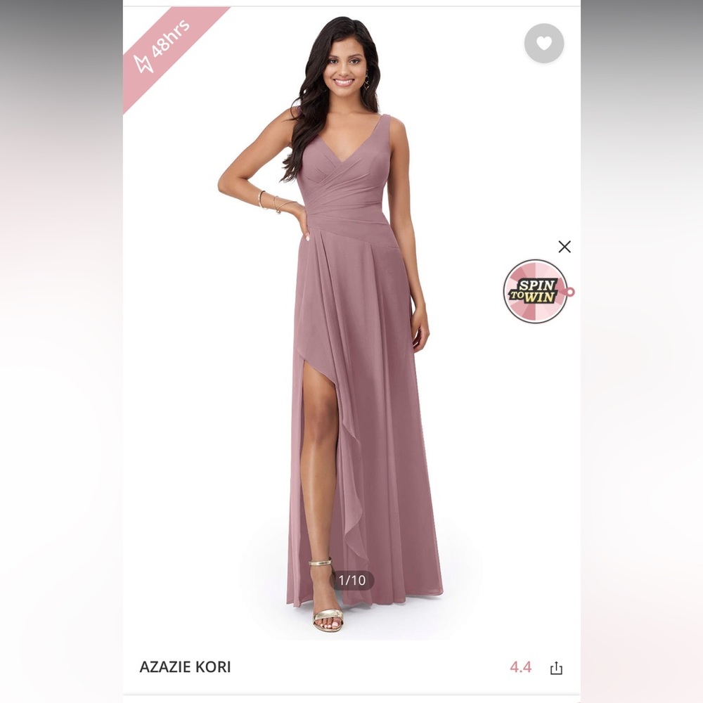 Azazie Kori - bridesmaid dress dusty rose